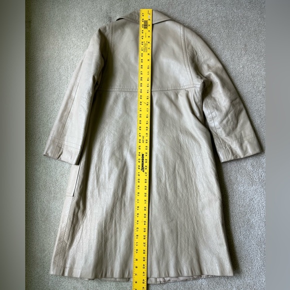 Bonnie Cashin Leather Trench Coat w/ Coin Purse - Picture 10 of 16